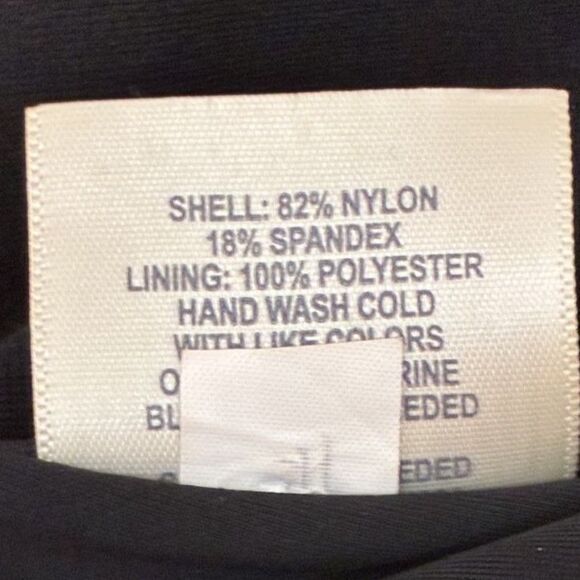 Converse One-Star Black Tankini Top - Size Large - Picture 5 of 5